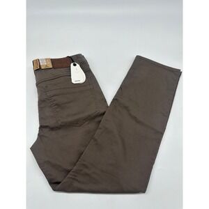 PrAna Pants Men's 32x30 Slim Fit Straight Leg‎ Jambe Droite Stretch Mud Brown